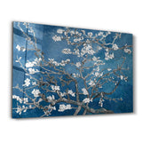 Abstract Flowers V3 | Glass Wall Art