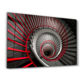Spiral Stairs | Glass Wall Art