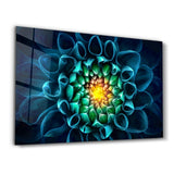 Sun Inside the Flower | Glass Wall Art