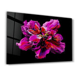 Purple Flower | Glass Wall Art