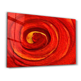 Red Gradient | Glass Wall Art