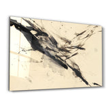 Abstract Brush Strokes | Glass Wall Art