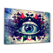 Modern Eye | Glass Wall Art - Artdesigna