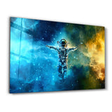 Power of Tesseract | Glass Wall Art