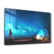 Imagination | Glass Wall Art - Artdesigna