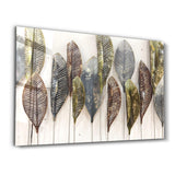 Leafs | Glass Wall Art