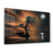 Life Of Tree | Glass Wall Art - Artdesigna