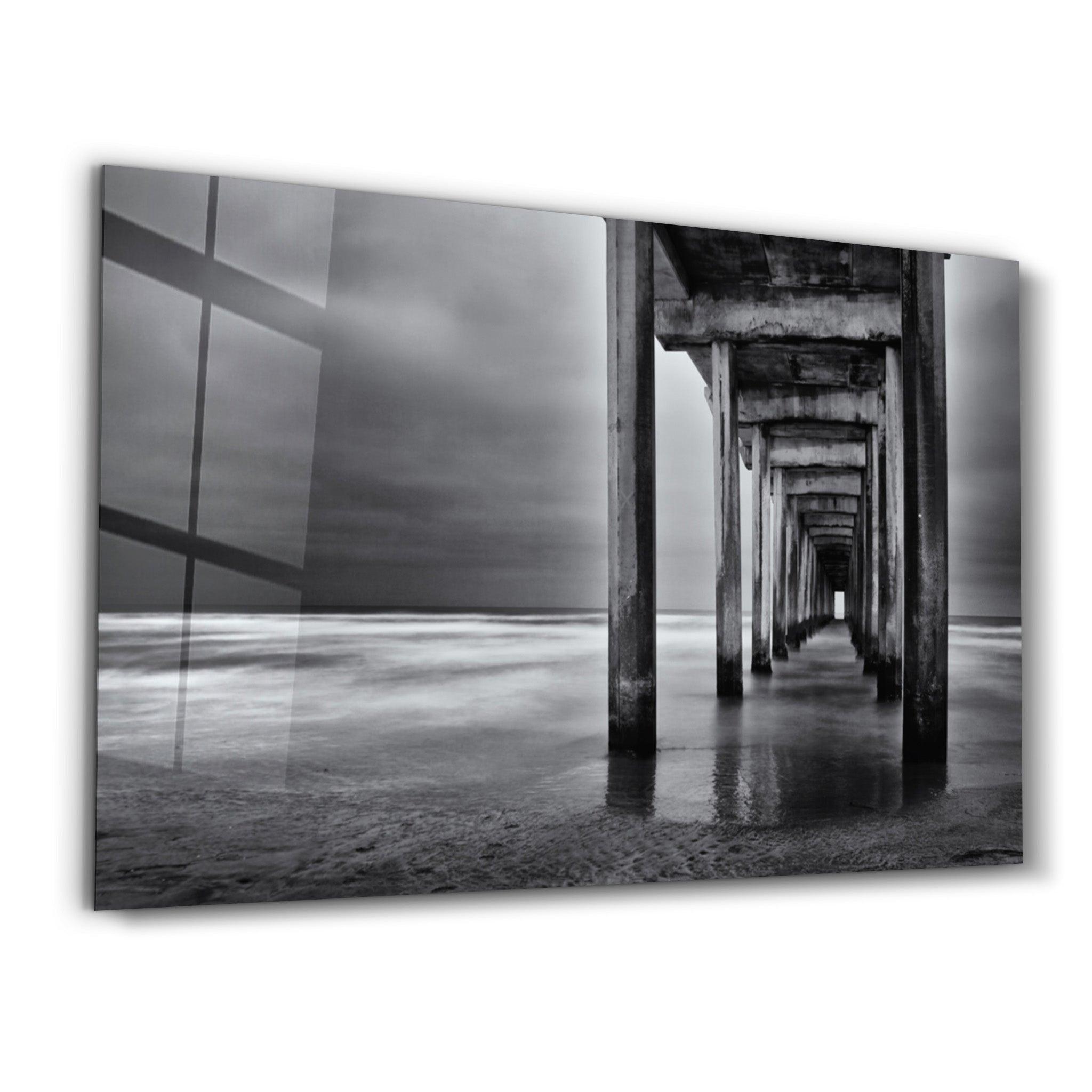 Pier 2 | Glass Wall Art - Artdesigna