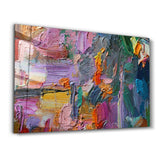 Oil Paint Abstract | Glass Wall Art