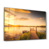 Pier 13 | Glass Wall Art