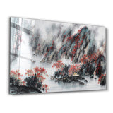 Japanese Drawing | Glass Wall Art