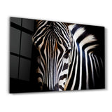 Zebra | Glass Wall Art