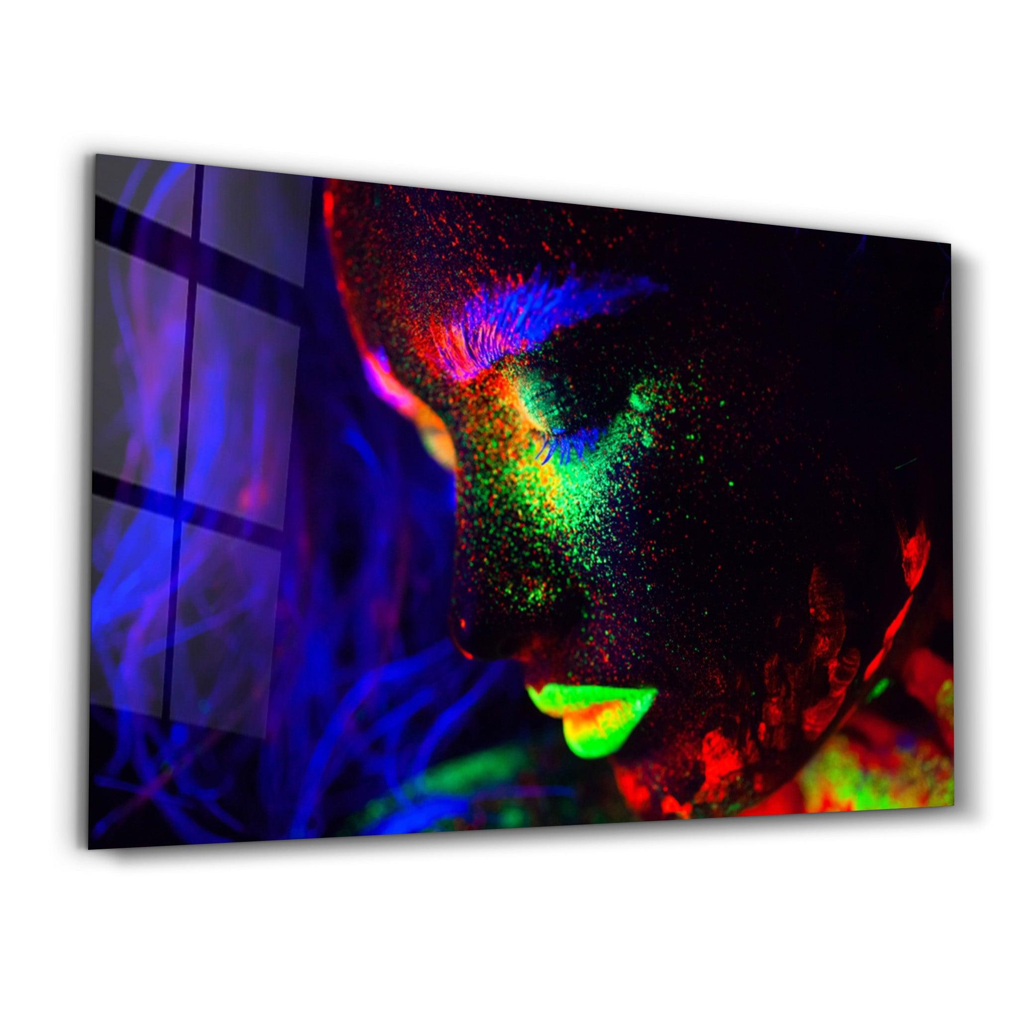 Glowing in the Dark | Glass Wall Art - Artdesigna