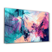 Color Surf | Glass Wall Art - Artdesigna