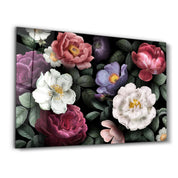 Floral | Glass Wall Art - Artdesigna