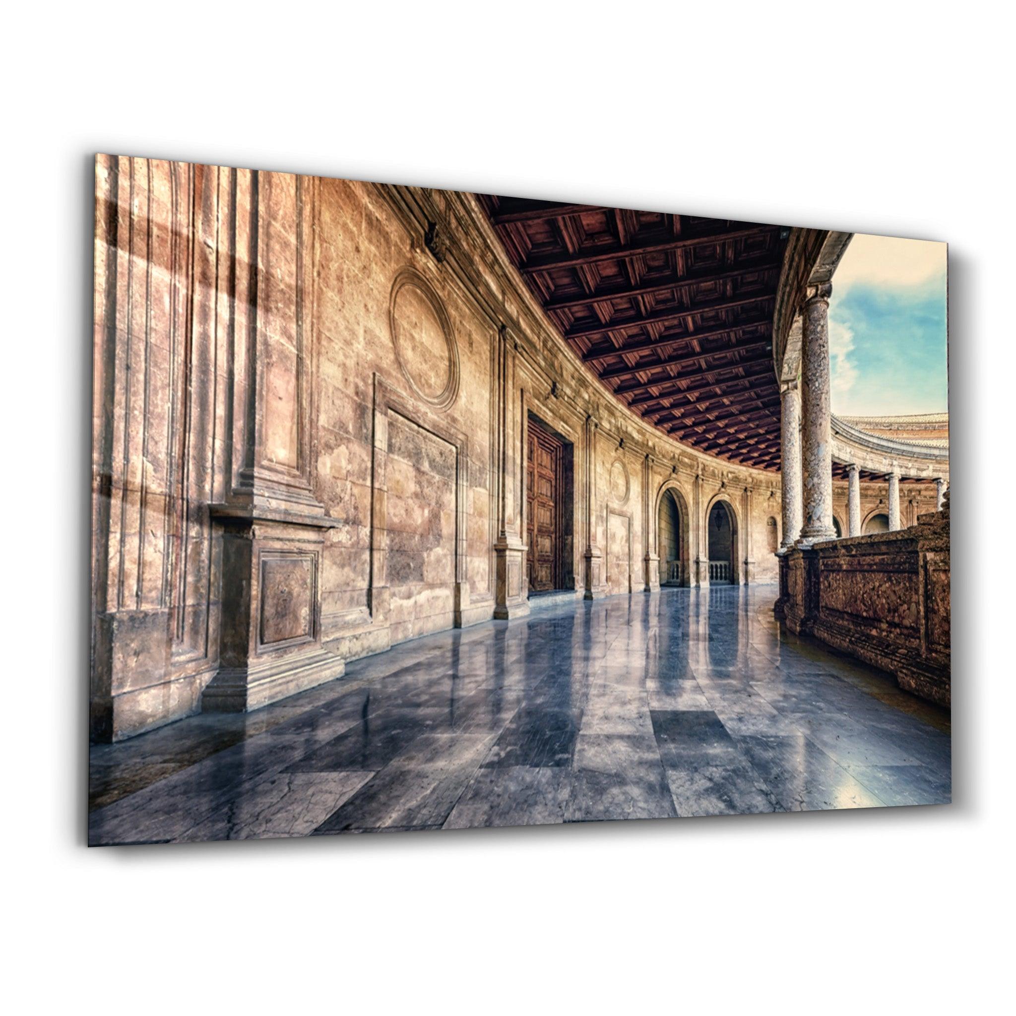 Baroque Building | Glass Wall Art - Artdesigna