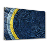 Colored Spiral | Glass Wall Art