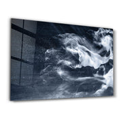 Smoke | Glass Wall Art - Artdesigna