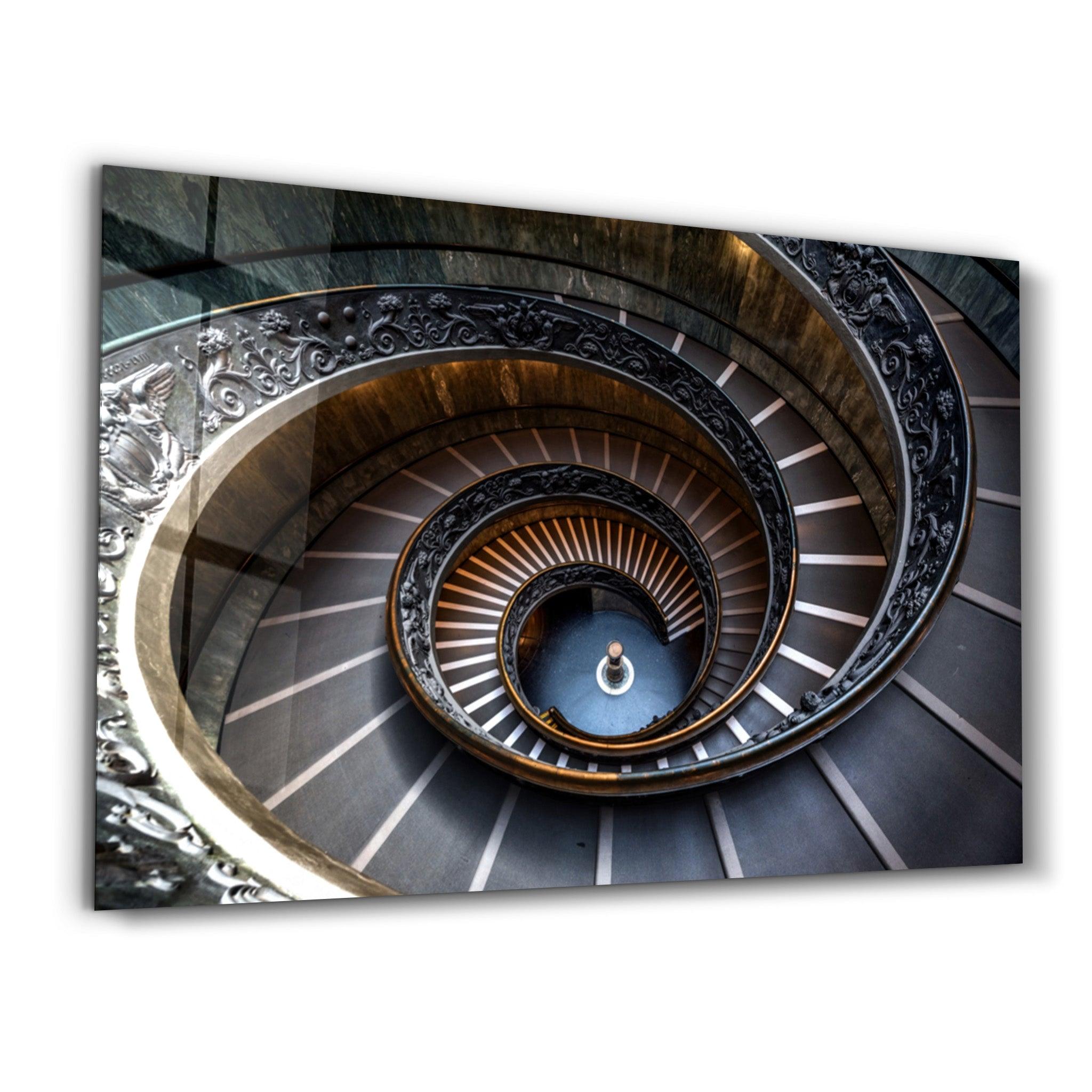 Spiral | Glass Wall Art - Artdesigna