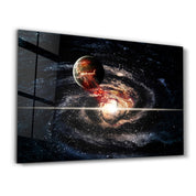 Lost in Space | Glass Wall Art - Artdesigna