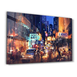 The Street | Glass Wall Art