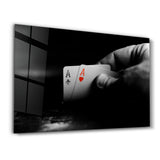 Poker | Glass Wall Art