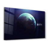 Earth | Glass Wall Art