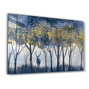 Cute Forest3 | Glass Wall Art - Artdesigna