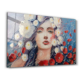 Roza | Glass Wall Art