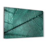 Green Leaf 4 | Glass Wall Art