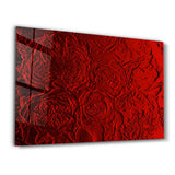 Rose Pattern | Glass Wall Art