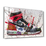 Street Art Footwear | Glass Wall Art