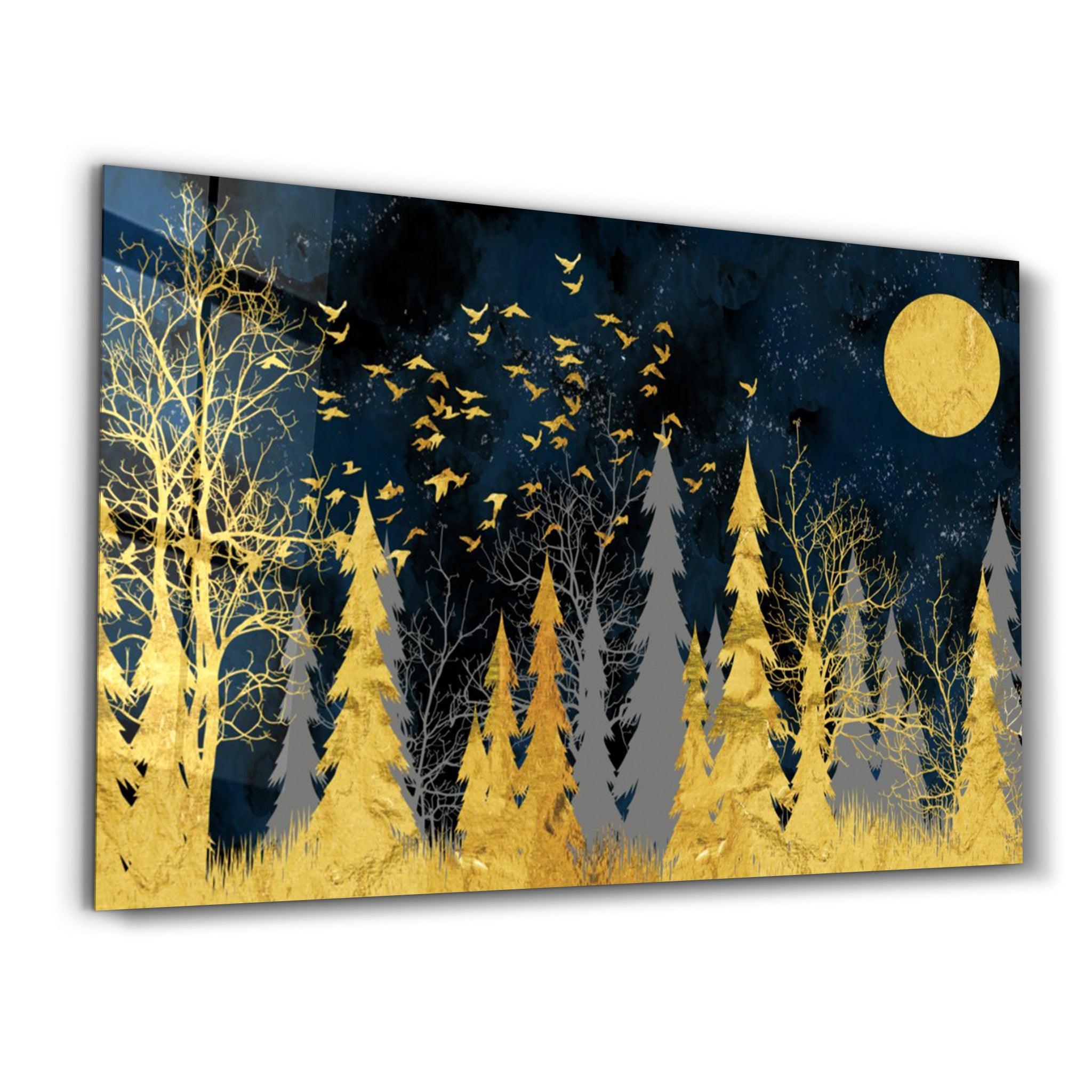 Cute Forest7 | Glass Wall Art - Artdesigna