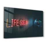 Life Goes On | Designer's Collection Glass Wall Art