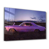 Purple Sniper | Glass Wall Art