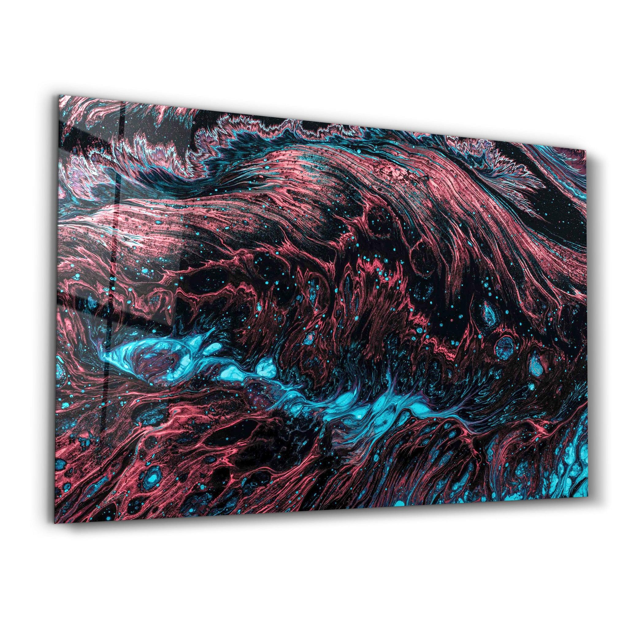 Color Waves | Designer's Collection Glass Wall Art - Artdesigna