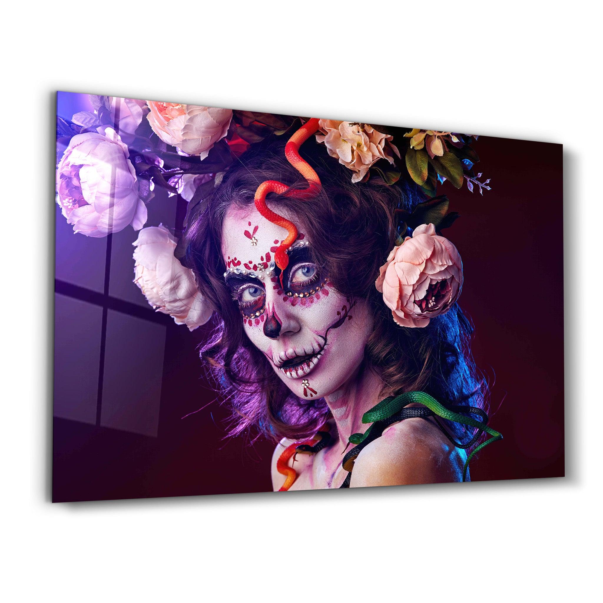 Hallowen | Glass Wall Art - Artdesigna