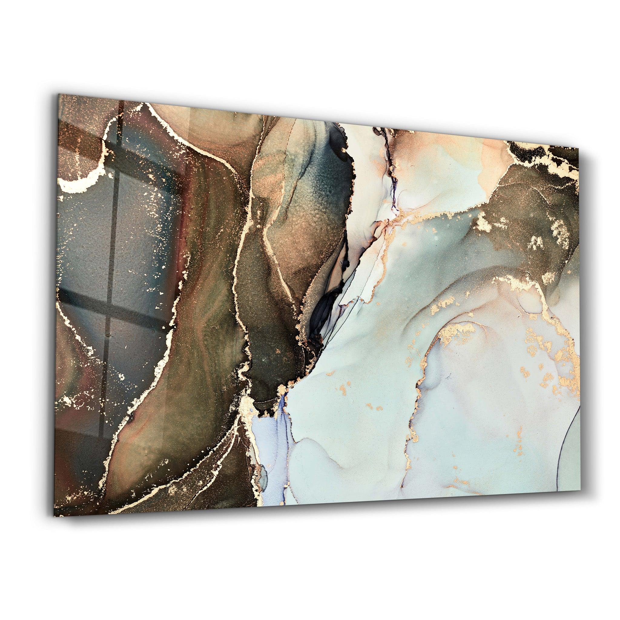 Marble Collection H3 | Glass Wall Art - Artdesigna