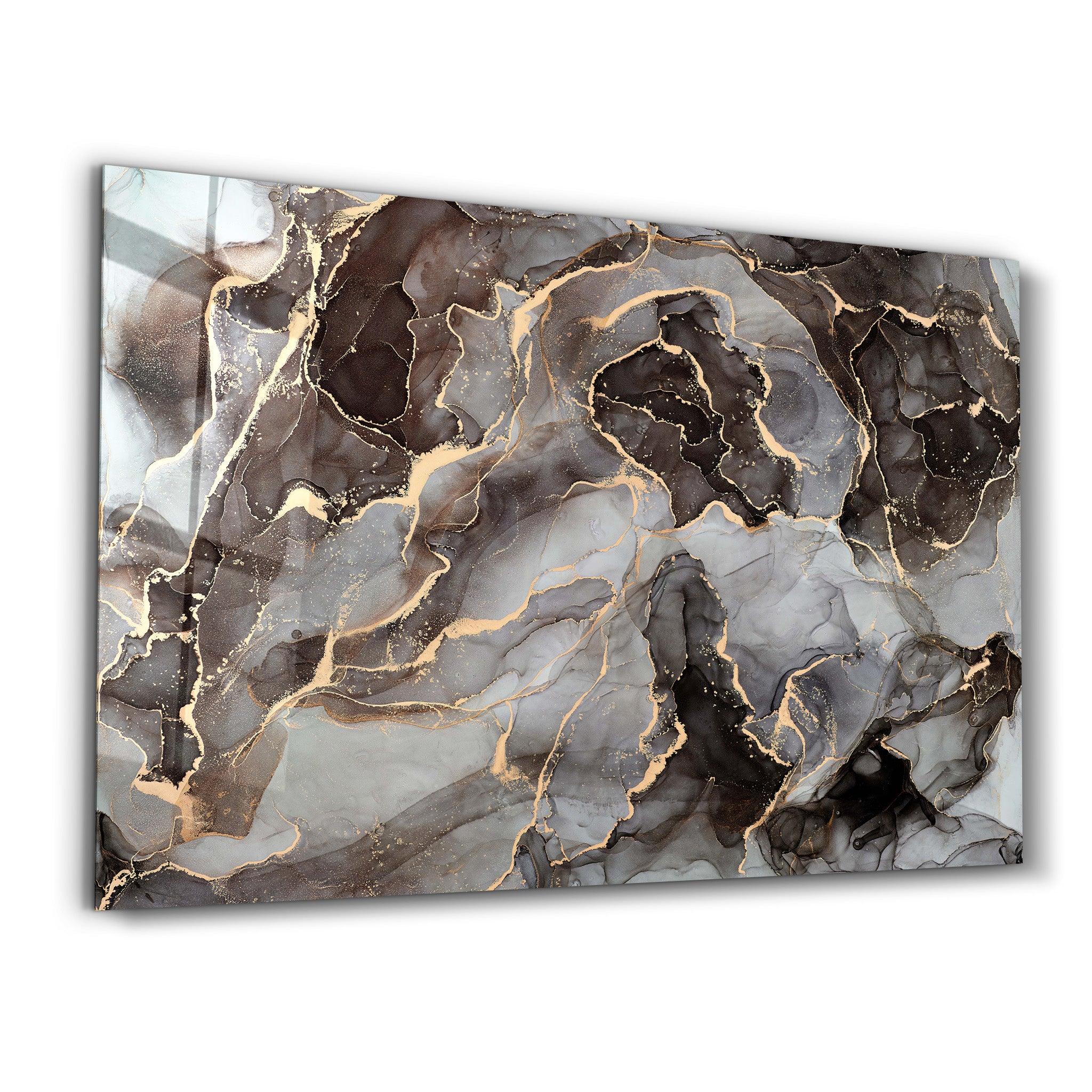 Marble Collection H4 | Glass Wall Art - Artdesigna