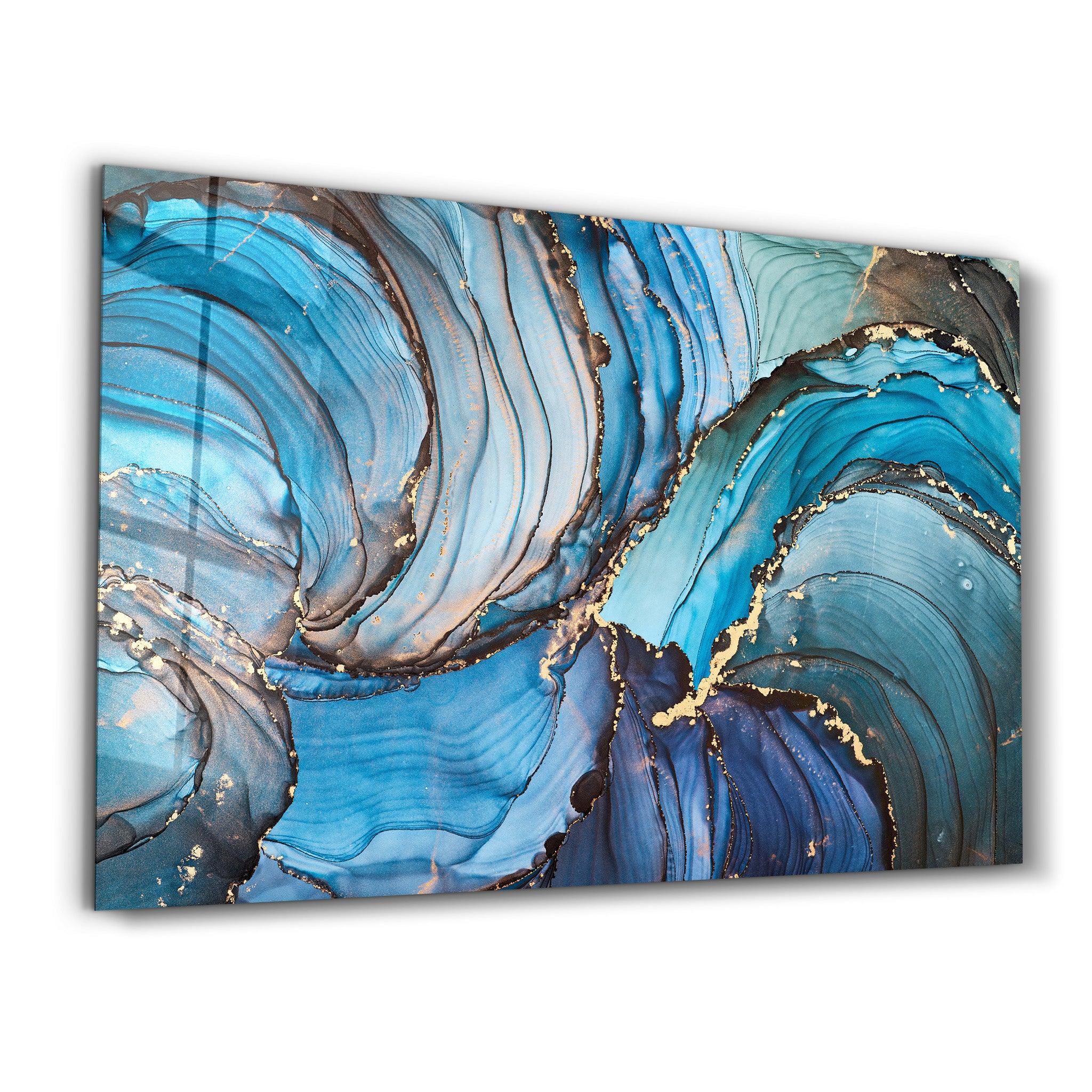 Marble Collection H5 | Glass Wall Art - Artdesigna