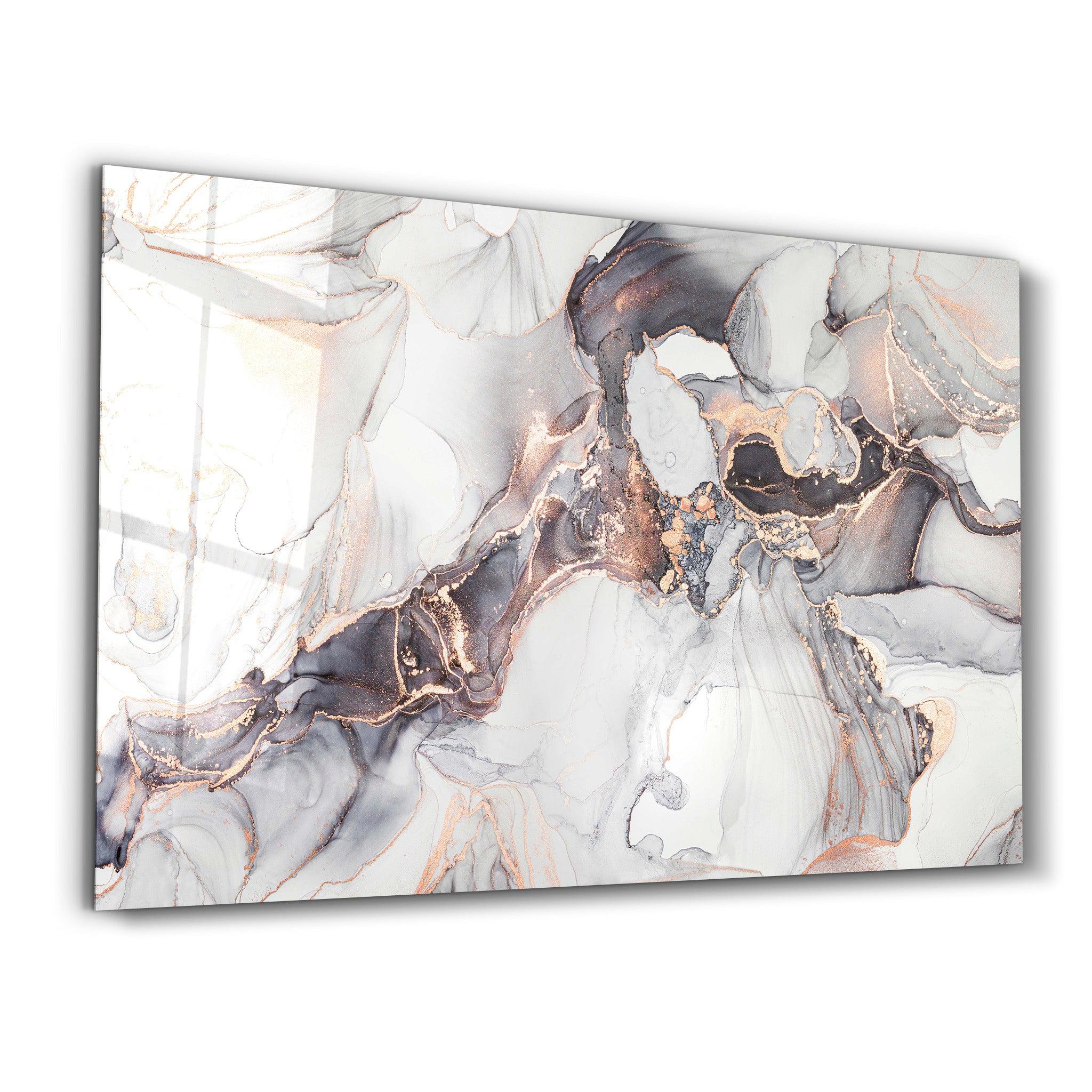 Marble Collection H28 | Glass Wall Art - Artdesigna