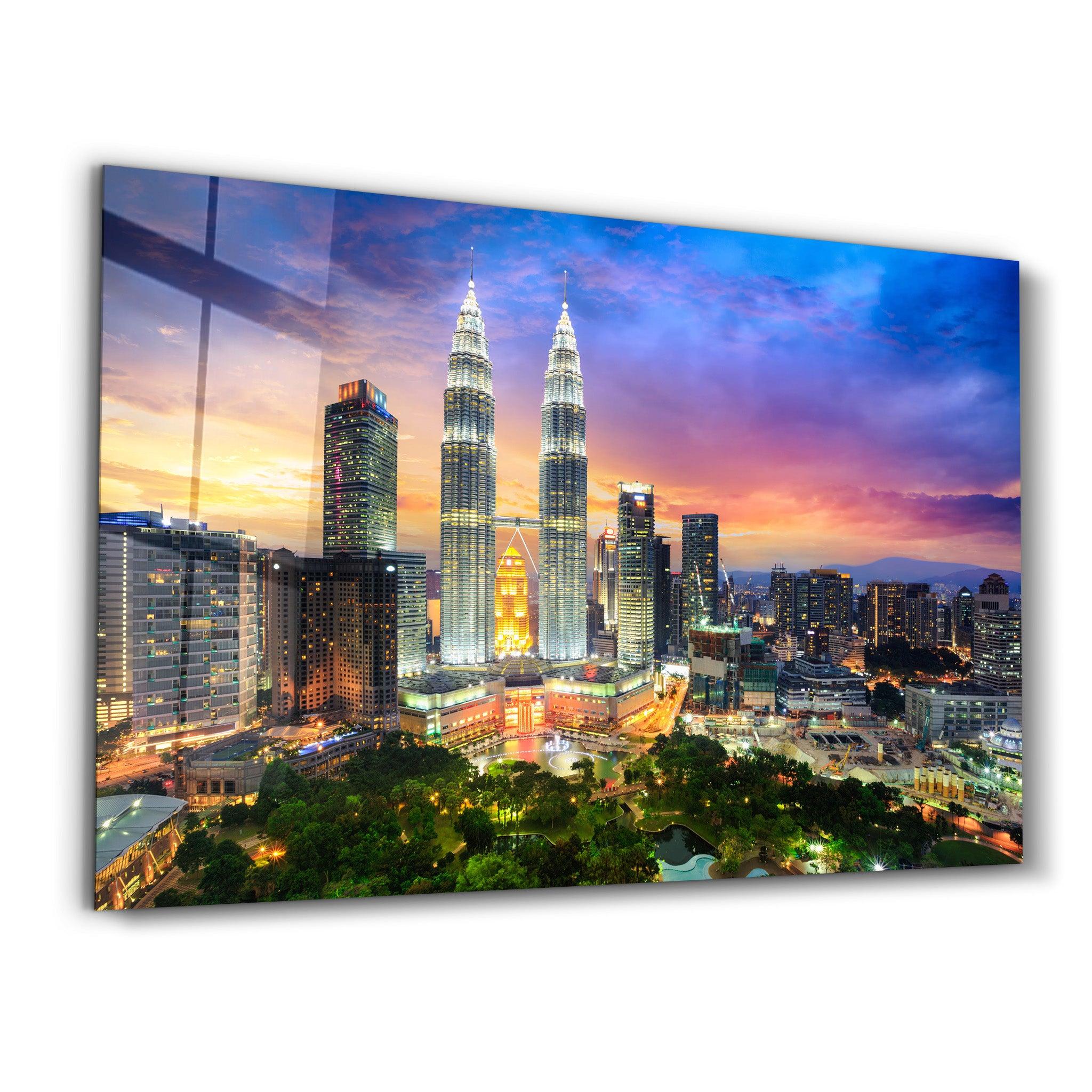 Kuala Lumpur - Malaysia | Glass Wall Art - Artdesigna