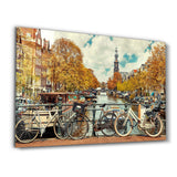 Beauty of Amsterdam | Glass Wall Art