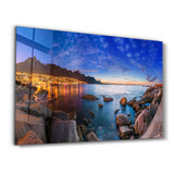 Cape Town's Table Mountain, Lions head & Twelve Apostles | Glass Wall Art