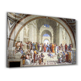 Raphael's The School of Athens (1511) | Glass Wall Art