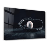 Baseball | Glass Wall Art