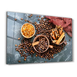 Coffee Beans V3 | Glass Wall Art