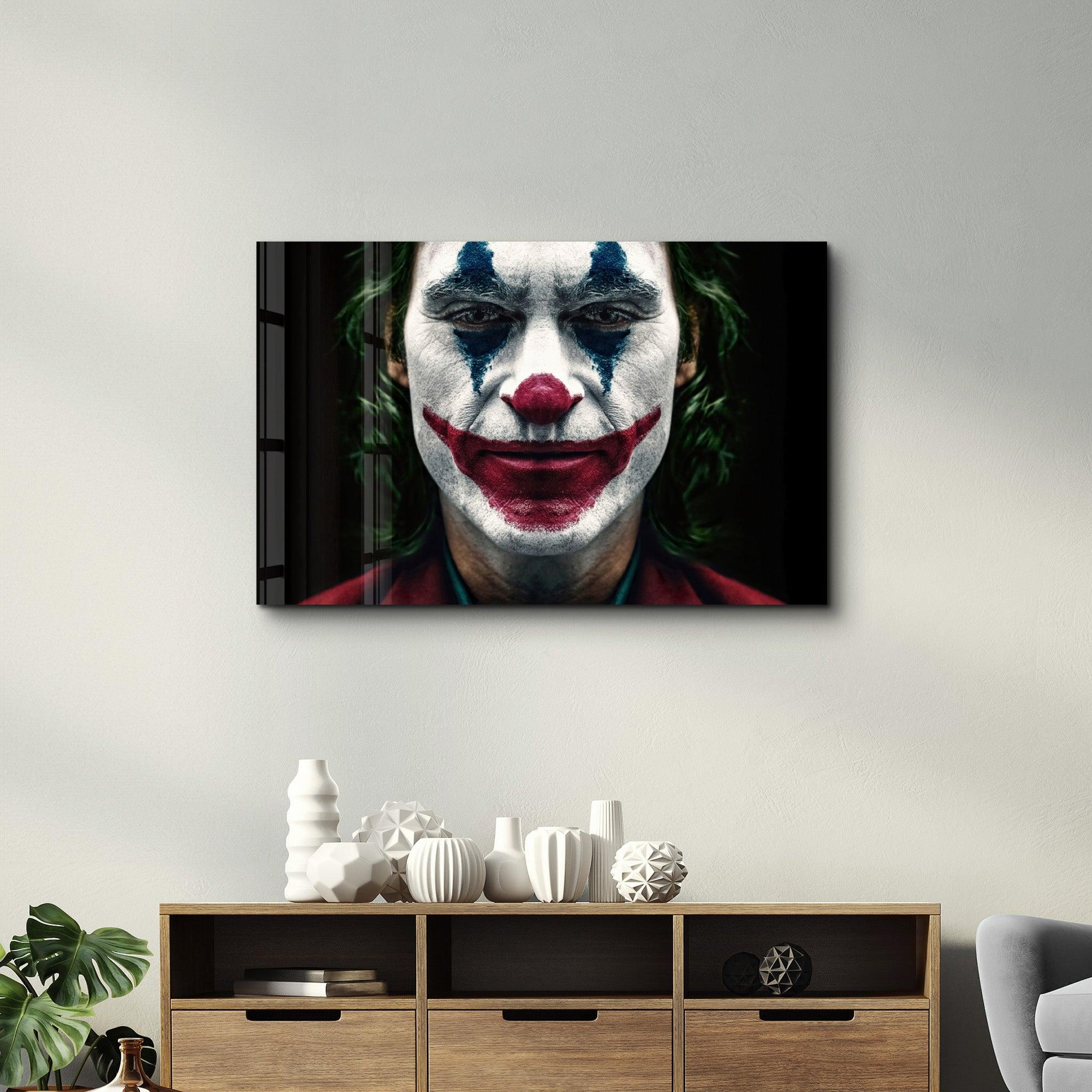 Joker - Smile | Glass Wall Art - Artdesigna