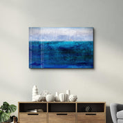 Blue Gradient | Glass Wall Art - Artdesigna