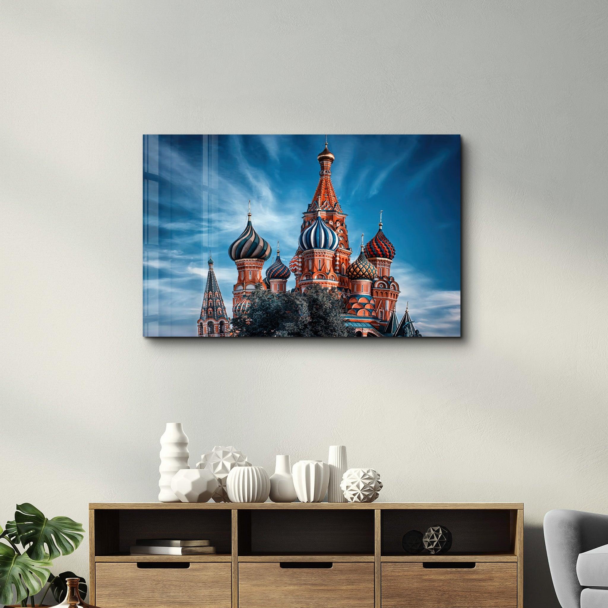 Saint Basil's Cathedral | Glass Wall Art - Artdesigna